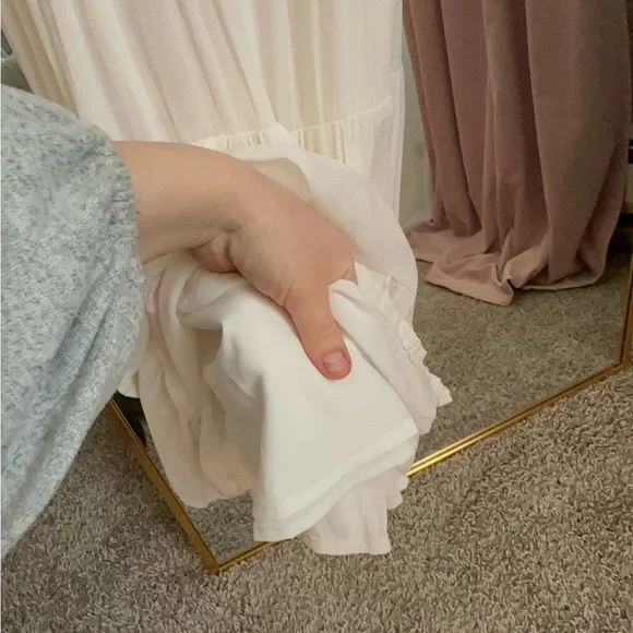 Forever21 White Maxi Dress - Picture 7 of 7